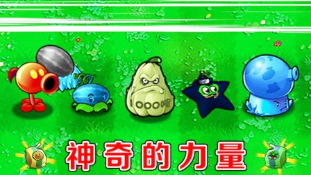 植物大战僵尸：据说吃了金坷垃的植物们，会变得异常强壮！