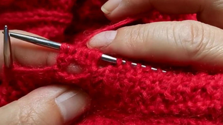 网红毛衣门襟编织教程三，简单易学，适合编织开衫款式的毛衣图解视频