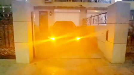 民族品牌的骄傲，来看看黑夜中的红旗H9