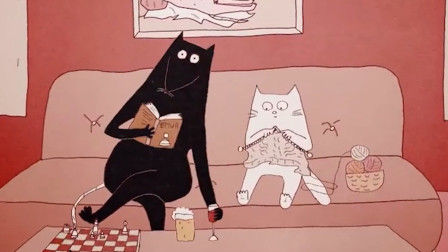隐喻动画《赫尔曼的爱情》，猫和老鼠结为夫妻，却因为奇怪的理由分手