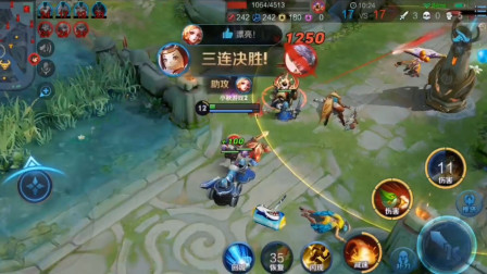 “攻速暴力型”鲁班，枪枪致命，开局就是一波三连决胜