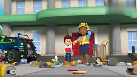 汪汪队：狗狗们来帮忙打扫，让垃圾都分类装好，真是太棒了