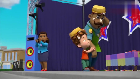 汪汪队：狗狗们来看表演，还有天上掉蛋糕，真是太幸福了