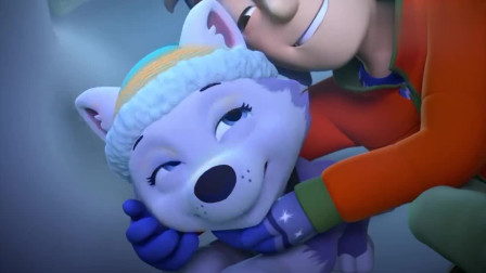 汪汪队：暴风雪来临，珠珠挖好雪洞，和杰克躲避在里面