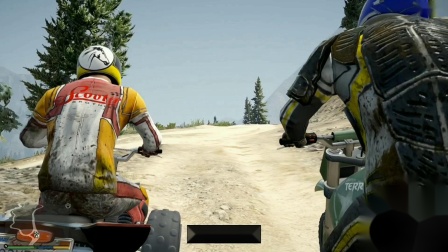 GTA5试驾川崎H2摩托车，一脚油门达到300码，翻车了