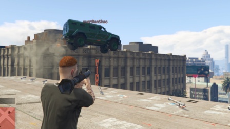 GTA5：火箭炮VS防弹飞车 谁能活到最后