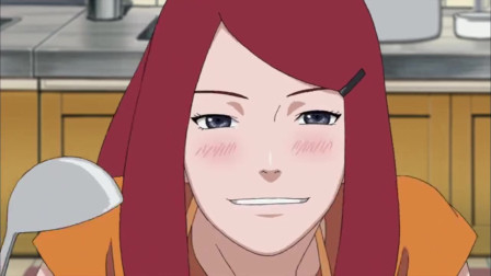 火影忍者;玖辛奈听到水门说要当四代目火影的表情,真是太可爱了!