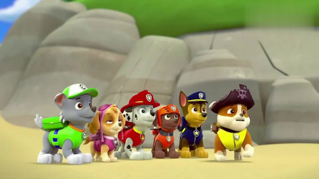 汪汪队立大功：狗狗们还是第一次看到真的藏宝图哎！