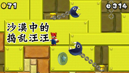 New Super Mario Bros. 2 新超级马里奥兄弟2 2-5世界-沙漠中的捣乱汪汪