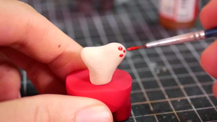 手办：在聚合物粘土中制作皮革