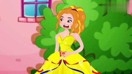 儿童卡通片：骑士先生照看淘气的小公主