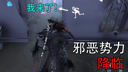 第五人格：死神降临收割！大天使奋力阻挠！细节后撤步击倒冲撞！