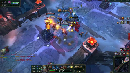 蛮王暴击两刀一个人，三刀一个神，玩出自信