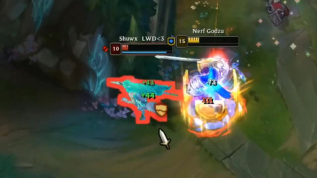 暴力征服者盖伦VS王者操作剑姬