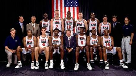 美国梦一队1992年巴塞罗那奥运会比赛全纪录 四分之一决赛 美国vs波多黎各