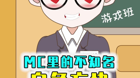 神秘的不明白色方块，比普通方块大一些，可穿透，很Q弹