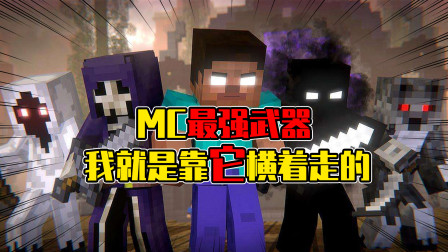 我的世界：mc最强武器，只要拥有一把游戏就能横着走