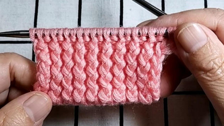 歪歪针编织方法，简单易学，新手可以编织，适合编织衣边和领边图解视频