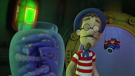 汪汪队立大功全集：阿宝船长驾驶潜水艇到海底