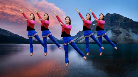 新跳广场舞《中国的歌最美》歌美美舞美美，欢快好看