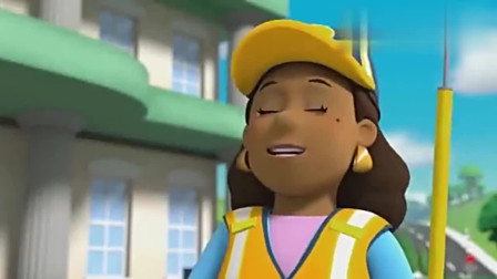 汪汪队立大功古薇市长变身清道夫，汉丁纳市长让猫咪来使坏