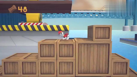 好玩的汪汪队游戏_毛毛发现金爪印藏在下面，他能得到吗