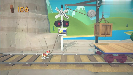 好玩的汪汪队游戏_毛毛在火车头上蹦蹦跳跳，真是太酷了