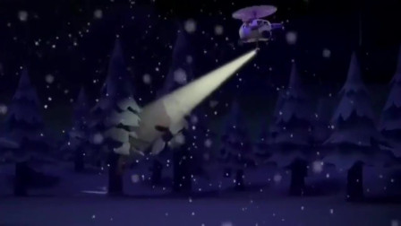 汪汪队立大功：毛毛和阿奇比赛谁先拿到圣诞礼物！