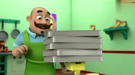 汪汪队：毛毛的喷枪又失控了，亚利爷爷变巧克力大侠了，好搞笑！