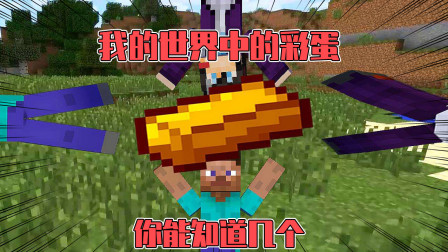 我的世界隐藏的巨深的彩蛋，总有一个你不知道的