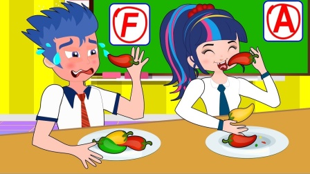 紫悦拿到了好成绩，紫悦会得到妈妈的赞赏吗？小马国女孩游戏