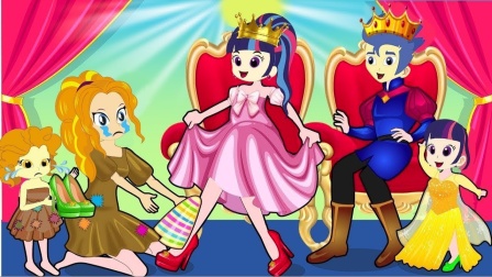 紫悦拿出了魔法棒，把自己变成了什么样子呢？小马国女孩游戏