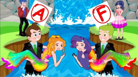 紫悦没带雨伞，紫悦该怎么回去呢？小马国女孩游戏