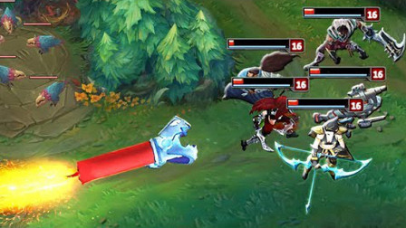 LOL 这就是金克斯玩家独特的魅力吧，对面五人当场崩溃！