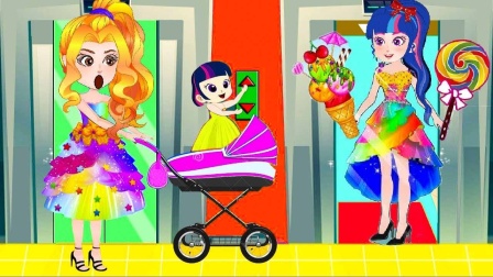 阿坤第一个吃完了汉堡，是不是很棒呢？小马国女孩游戏