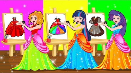 艾达琪堆了个城堡，好看吗？小马国女孩游戏