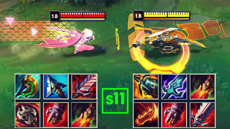 神装的剑圣和神装的剑姬谁会更胜一筹？看完你会觉得差距好大！