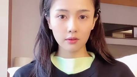 妆前妆后的白鹿,不得不说小姐姐素颜真美
