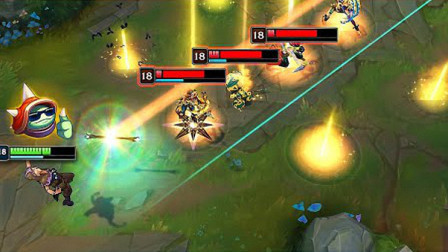 LOL 拉克丝：我的大招好了，你们五个赶快站成一排！