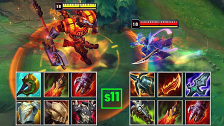 LOL 新版装备的加持下，面对1000层Q被动的狗头，剑圣会赢吗？