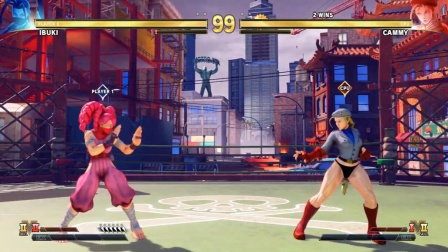 街霸V：伊吹全新造型表演秀，麻花头的忍者小姐姐见过吗？