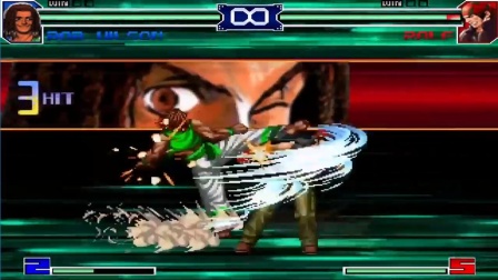 拳皇乱斗：鲍勃超杀表演秀，旋风腿踢到拉尔夫怀疑人生