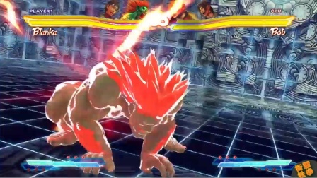 街霸VS铁拳：电狮布兰卡超杀表演秀，一言不合就放电