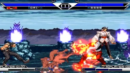 拳皇乱斗：八神浑身冒火也不灵，K9999新超杀召唤一群猴子