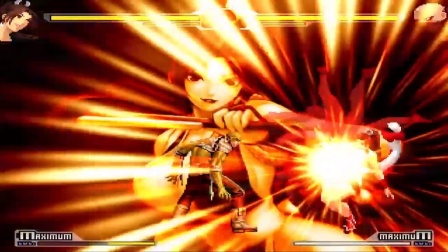 拳皇乱斗：不知火舞超杀秀，女神终于有一个能带背景写真的大招了