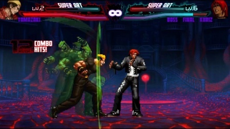 拳皇乱斗：山崎龙二的7种超杀秀，拳皇界最疯狂的大招就是他