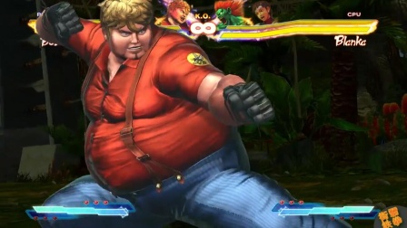 街霸VS铁拳：鲍勃超杀表演秀，格斗界最灵活的胖子就是我