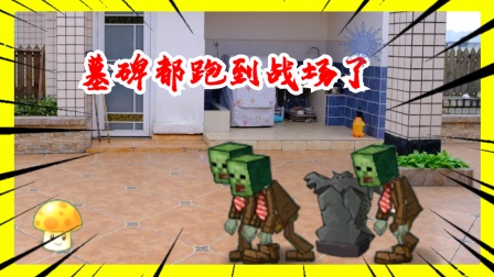 僵尸把坟墓搬到了战场，植物都受限制了
