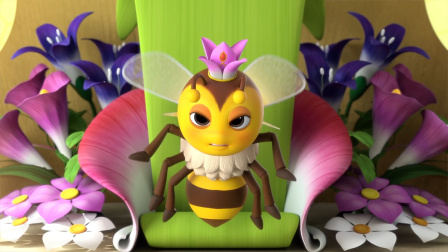 超级飞侠7：乐迪带小伙伴一起清理蜂巢，结果蜜蜂女王还生气了