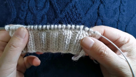 棒针编织毛衣，在一行里减一针或减几针的方法，新手入门学习图解视频
